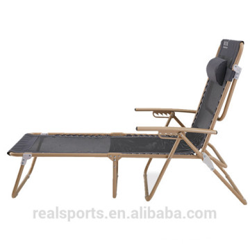 Faltbarer justierbarer einfacher Relaxstuhl-faltender Strand-Chaise-Klubsessel